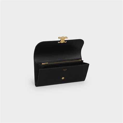 celine pocket large chain flap wallet|LARGE FLAP WALLET IN GRAINED CALFSKIN .